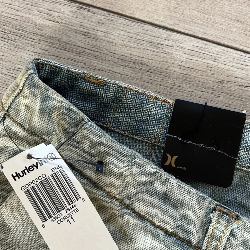 Hurley Y2K jeans size 11 low rise wide leg nwt